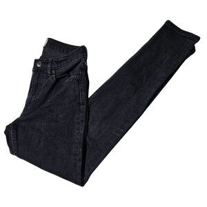 Everlane Jeans Womens Size 26 Skinny Mid Rise Black Denim Pants